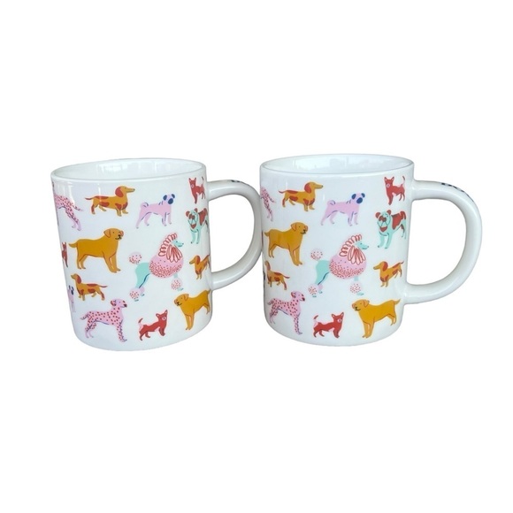Parker Lane Dog Person Colorful Dog Breed Mug Pug Lab Poodle Dachshund Chihuahua - Picture 1 of 13